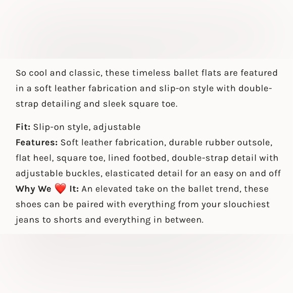 NWOB Free People Black Gemini Flats- Size 7 - Picture 10 of 10